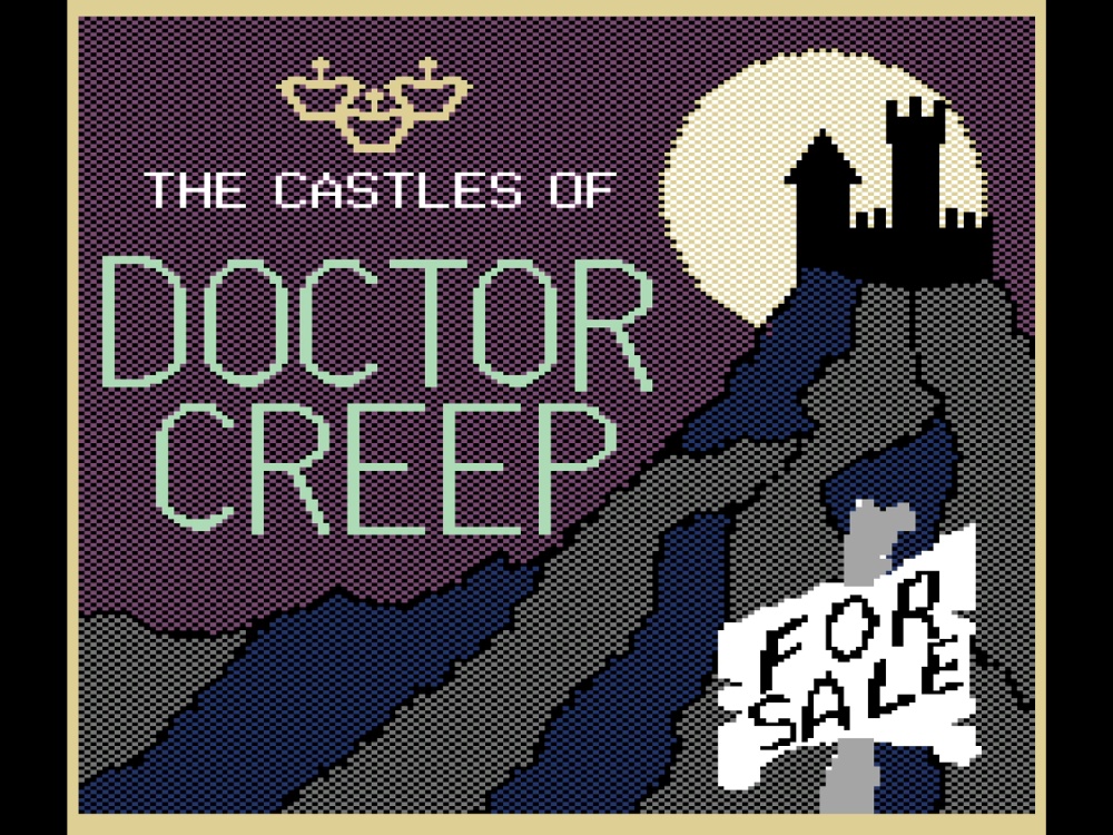 Title Screen of The Castles of Doctor Creep for Commodore 64